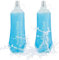 J.CARP Lot de 2 gourdes souples de 500 ml en TPU pour course à pied, sac d'hydratation, cyclisme, randonnée, escalade, extérieur et moto