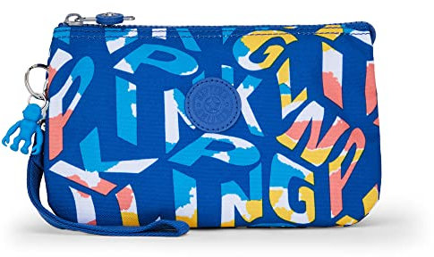 Kipling Creativity XL Kosmetiktasche, Kipling Neon, 8.5''L x 5.25''H x 1.5''D, Creativity Extra großes Handgelenk, vielseitiges Kosmetik-Set, leichtes Nylon, Reise-Organizer