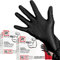 R MOVE 50+50 Guanti in nitrile Diamond 8,5 gr. +140% di SPESSORE rispetto al 3,5 gr Guanti antiscivolo, Grip su tutto il palmo per una perfetta presa, Guanti da lavoro antiscivolo (XXL (11), Nero)
