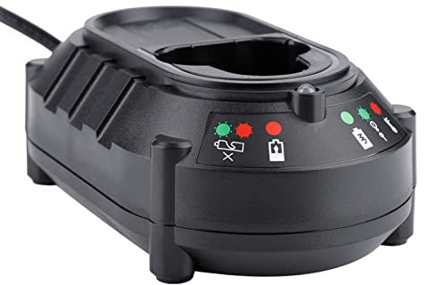 Li Ionen Akku Ladegerät für 10,8V 12V Lithium Ionen Akkus mit LED Anzeige für DC10WA TD090D P330DWE für CL104Z CL100DW Staubsauger, Netzteil Ladegerät (100-240V EU-Stecker)