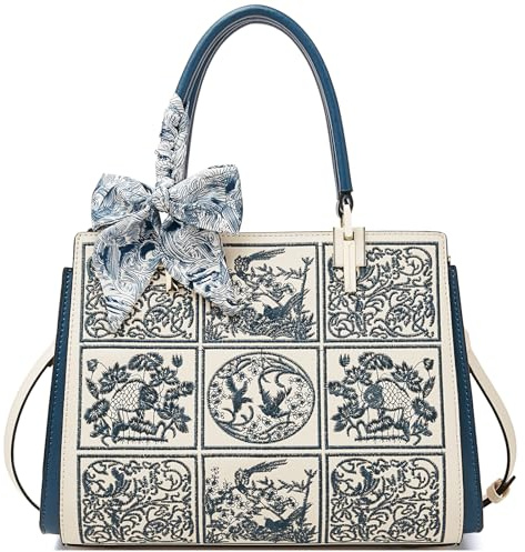 FOXLOVER Geflochtene tasche, Handtasche damen mittelgroß, Ledertasche damen, Shopper tasche damen, Leichtgewicht tote Bag Tragetasche für die schule, bürotasche, mom bag