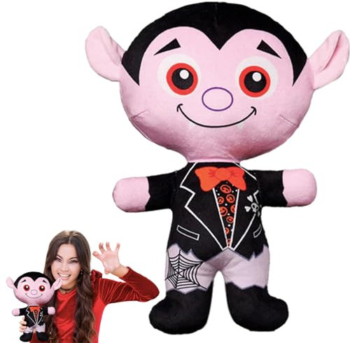 Vampir Halloween Plüschtier, 30cm/12inch Plüsch Puppe Plüschpuppen, Halloween Squishmallows Heimdekoration Partygeschenke Geburtstagsgeschenke Plüsch Gefüllte Spielzeug für Kinder Mädchen Jungen