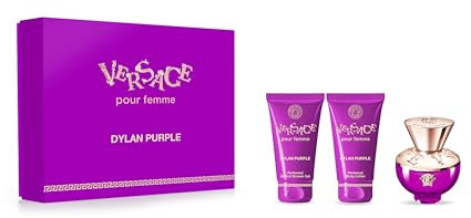 VERSACE DYLAN PURPLE LOT 3 pz
