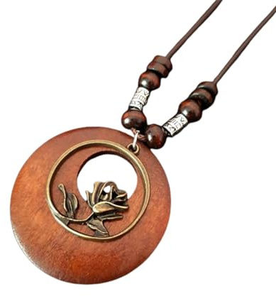Roontin Long Necklaces for Women - Handmade Boho Jewelry Set with Unique Pendant | Chunky Costume Necklaces