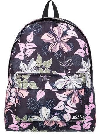 Roxy Damen Sugar Baby, Reisen, Urlaub, Alltag, 14 L Fassungsvermögen, Gepolsterte Träger Rucksack, Anthrazit Sunny Floral Swim, Einheitsgröße
