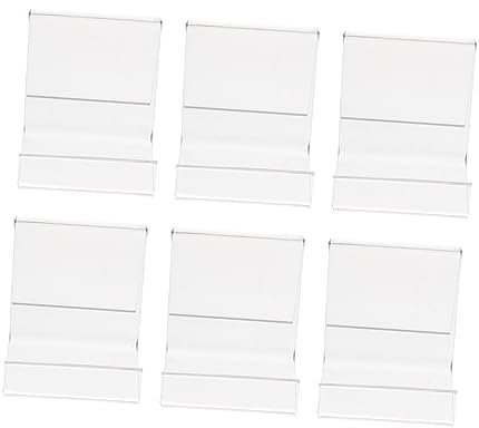 Alasum 6pcs Acrylic Headset Organizer Stand Mini Bracket Headphone Rack Desk Stand for Mobile Phone Headset Holder Small Appliance Bracket