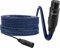 Pronomic Stage DMX3-100 DMX-Kabel 100 Meter (zur Verkabelung von Lichteffekten, Goldkontakte, Mantelfarbe: Blau, XLR Male zu XLR Female)