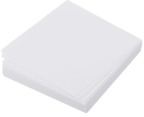 QUARKZMAN 100 Blatt Origami Papier, 5cm x 5cm Doppelseitiges Quadratisches Faltpapier, 70 g/m², Kleine Origami-Papierquadrate für Kunsthandwerk Projekt Geschenk Dekoration, Weiß