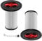 2 Stück Filter Zubehör für Bosch Unlimited Gen 2 Serie 8 Akku Staubsauger Ersatzfilter Ersatzteile (Ersetzt 12036642 12023349)