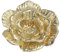 Mipcase Türgriff aus Messing Antike Knöpfe Küchenzubehör aus Messing Schränke Handles Rose Blume Schrankknopf Rosenblumenschrankknöpfe dekorativer Knauf Blumenknöpfe Golden