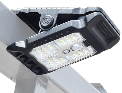 Opdestn Klemmbare Solarlampen Außen Mit Bewegungsmelder | Outdoor Solarklemleuchte,Sicherheitsbeleuchtung Für Garten Terrasse Garage Camping Tor Einfahrt