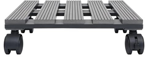 Zunetsutock Support de sur roulettes,roulettes Robustes pour Pots de Fleurs | Grand Plateau à Roulant | pour Jardin Intérieur Extérieur Patio Sol