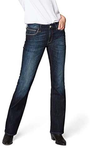 Mavi Damen Boot-Cut Bootcut Jeans (weites Bein) Bella MID - Rise 100484, Gr. W29/L30 (Herstellergröße: 29/30), Blau (Rinse Miami STR 11114)