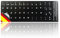 LEDELI Tastaturaufkleber Tastatur Aufkleber Keyboard Sticker Tastatur-Aufkleber für PC, Laptop, Notebook, Computer-Tastaturen (Spanisch Layout)
