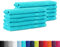 BaSaTex - 10er Pack Handtuch Set Gästetuch - Frottee-Handtücher mit Aufhängeschlaufe aus weicher Baumwolle in 30x50cm - Waschtücher Gästetuch Öko-Tex Made in Green - Türkis