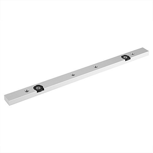 Fdit Aluminium Alloy Miter Bar Rail Miter Guage Bar Slider Table Saw Gauge Rod Wood Working Tool(300mm)