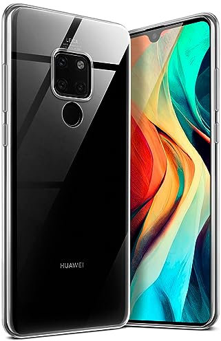 moex Aero Case für Huawei Mate 20 Hülle Durchsichtig, Silikon Handyhülle Transparent, Clear Case Ultra Slim, Backcover Schutzhülle Dünn, Silikonhülle Minimalistisch, Klar