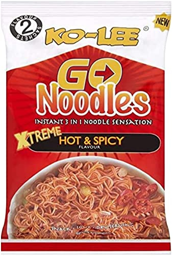 Ko Lee Xtreme Hot & Spicy Go Instant Noodles 85 g Pack of 20