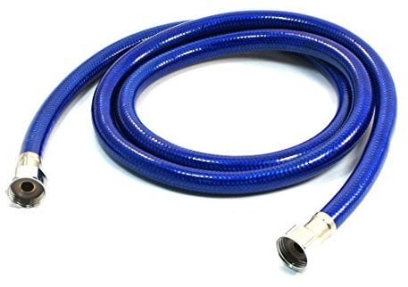 N/A Metall weiblich Gewinde Duschschlauch Anschluss 19 mm Durchmesser 150 cm lang blau