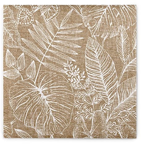 Mank GmbH Airlaid Serviette 40 x 40 cm stoffähnlich und saugstark perfekt für Hochzeit & Partys 50 Stück Kona (Braun)