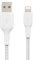 Belkin Braided Lightning Cable (Boost Charge Lightning to USB Cable for iPhone, iPad, AirPods) MFi-Certified iPhone Charging Cable, Braided Lightning Cable, White, 1 m