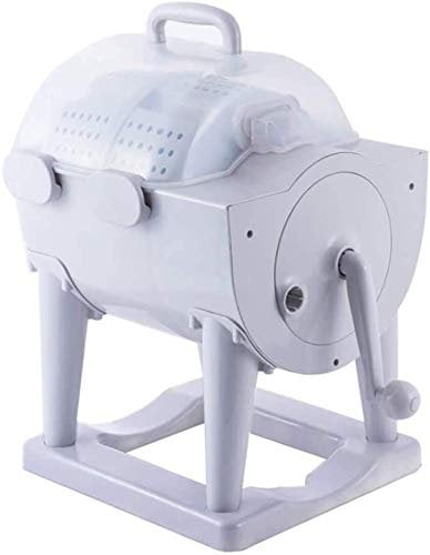 MiniMachine à laver portable, lave-linge écologique non électrique à manivelle, Machine à laver à déshydratation manuelle compacte, Machine à laver de camping Adapté aux appartements hôtels