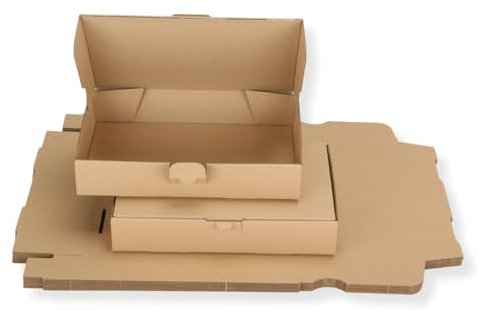 10 St. Maxibriefkarton 240 x 160 x 45 mm DIN A5 braun Warensendung Faltkarton, Warenpost, Klappdeckelkarton
