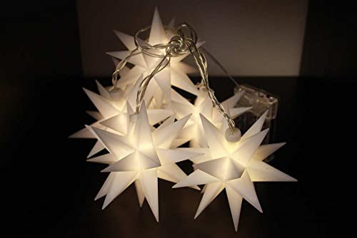 Star-Max LED Lichterkette mit 3D Sternen