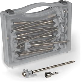 Kampa Hex Screw-In Hard Ground Tent & Awning Pegs