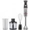 SOLAC ProChef 1200 - Batidora de mano y accesorios 1200 W - Funcin turbo - Cuchilla y pie de acero inoxidable - Gris, negro y rojo