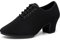 Inlefen De las Mujeres latín Zapatos de Baile Salsa-Tango con Cordones Cuero Baile tacón Grueso Zapatos de Baile