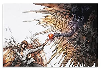 Death Note Manga Anime Poster Bild Druck Leinwand Gemälde Schlafzimmer Ästhetik 40 x 60 cm ohne Rahmen