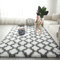 Gsogcax Rugs Living Room 6.56'x9.84' Super Soft Fluffy Area Rugs for Bedroom Shaggy Anti-Skid Comfortable Large Rugs Indoor Modern Home Decor Floor Carpet - White&grey 200x300