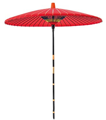 Roter Ölpapier-Sonnenschirm-Regenschirm, tragbarer klassischer DIY-japanischer handgefertigter Gartenschirm, Bambus-Regenschirmstange, for Garten-Balkon-Geschäftsdekoration im Freien, Fotografie-Requi