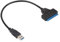 USB 3.0 auf SATA Kabel bis zu 6 Gbit/s für externe 2,5 Zoll HDD SSD Festplatte SATA auf III SATA 3 Adapter 22 3.0 28cm Pin USB Kabel