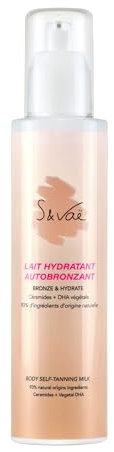 Leche hidratante autobronceadora cuerpo, enriquecida con Ceramidas, 200 ml, S and Vaë