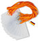 Schlüsselbänder aus Baumwolle mit Ausweishülle DIN A6 - twist4® (orange, 100 Stück)