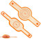 2pcs Silicone Baking Mat for Dutch Oven, Round & Oval Bread Sling with Long Handles Reusable Non-Stick Sourdough Baking Liner Bread Making Supplies (Orange)