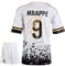 IHIMI Mbappe Trikot Kinder #9 Fußballset mit Trikot, Shorts, Socken, 4 Poster, Schlüsselanhänger, Sticker & Weihnachtsmütze Real Madrid Fußballtrikot für Training, Freizeit & Christmas Geschenk (140)