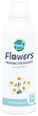 Flowers Profumatore Bucato Lavatrice Liquido Ecologico Camomilla, 250ml