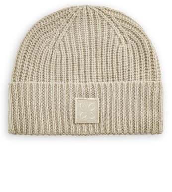 CODELLO Damen Mütze aus Rippstrick (DE/NL/SE/PL, Alphanumerisch, Einheitsgröße, Hellbeige)