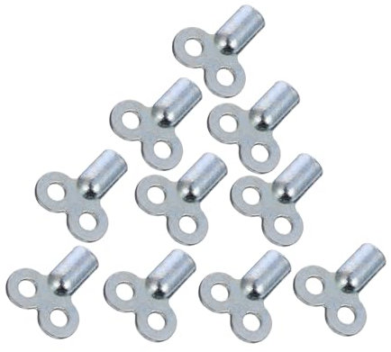 OSALADI 10stücke Zinklegierung Heizkörper Schlüssel Sanitär Blutungen Schlüssel Metallfarbe Lackiert Robust Und Langlebig Für Heizkörper Geeignet Leichtes Design Einfache Handhabung