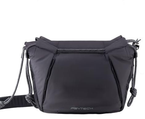 PGYTECH OneGo Rope Strap Kameratasche – Multifunktionale Umhängetasche für Urbane Fotografen Kompakte Fototasche kompatibel mit Sony/Canon/Nikon/spiegellosen Kameras, Mitternachts Schwarz