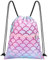 HAGOT Rucksack mit Kordelzug für Kinder, Sport Turnbeutel, Gymnastik Rucksack, Wasserdicht Strand Schwimmen Schule Reisen Sackpack, Rosa