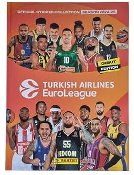 Panini Turkish Airlines EuroLeague Basketball Sticker 2024-25 / 1x Hardcover Stickeralbum