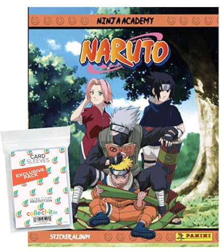 Bundle mit Naruto Ninja Adventures (2025) - Sammelsticker - 1 Sammelalbum + Exklusive collect-it Hüllen