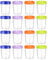 Eteamcan Lot de 16 petites boîtes en plastique avec couvercle - 120 ml - Rondes - Avec couvercle - Petites boîtes pour sauces, salade