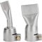 2Pcs Heat Gun Nozzle, Welding Gun Flat Nozzle, 20mm Small 40mm Large Tip, Hot Air Gun Heat, for Welder Tool