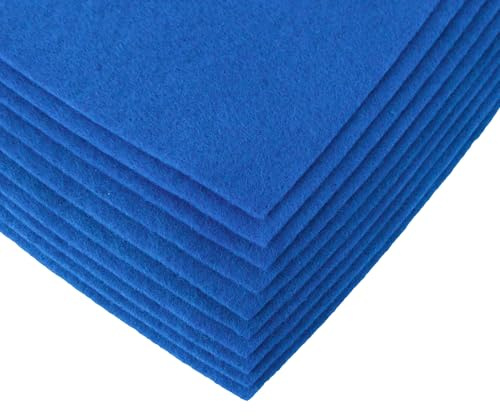 maDDma Bastelfilz Bögen 10er-Pack Flex Filz DIN A4, Stärke 1,5-2mm, Filzplatte, 50 Farben