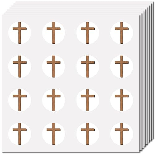 CREATCABIN 128 Stück Planer Aufkleber Kreuz Aufkleber Wasserdicht Kreisförmig Vinyl Aufkleber Klebrige Punkt Tags Für Verpackungstaschen Wasserflaschen Laptops Kalender Planer Zubehör Verwendung 2.5cm